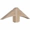 Ekena Millwork Bellingham Smooth Timber Gable Bracket, Douglas Fir, 36"W x 10"H x 3 1/2"D x 5 1/2"F, 7/12 Pitch GBW036X10X0406BEL00SDF - alternate 4